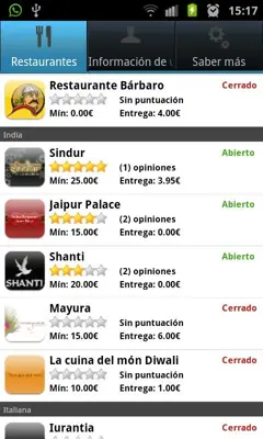 Food2u android App screenshot 2